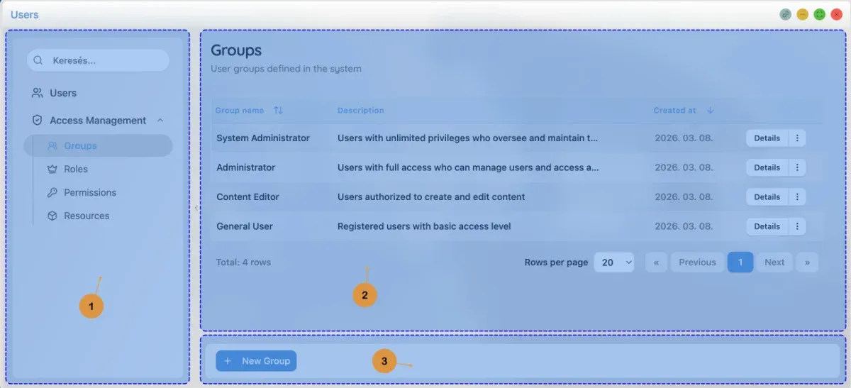 Placeholder: Users application structure